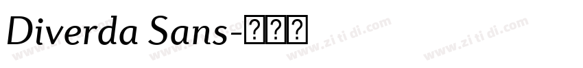 Diverda Sans字体转换